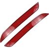 Kacepar Catarifrangente paraurti posteriore sinistro e destro 63147842955 63147842956 Compatibile con BMW Serie 5 F10 F11 F18 con paraurti M-Tech o M-Sport 2011 2012 2013 2014 2015 2016 Rosso