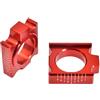 KVSWBRE Motociclo Prote Della Catena Misura Per Honda CR 125 250 CRF250R CRF450R CRF 250R 250X 250RX 450R 450X 450RX 450L R Regolatore Catena Asse Blocco Prote della catena(Red)