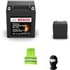 CLICK & GO COMPATIBILE CON YAMAHA XV Virago 535 anno dal 1986 al 2002 BATTERIA BOSCH YB12AL-A2 FA112 YB12AL-A/A2 GIÀ CARICA E PRONTA PER L'USO BATTERIE AGM 12 AMPERE 12 VOLT 81X134X160MM