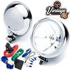 Wipac Cromo Edizione Pois Luce Lampada Kit & Cavi Per BMW Mini COOPER S Uno Mk1