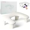 MUSILAN Nail Arm Rest for Nails Tech: supporto per unghie a forma di U, in pelle PU, per manicure, per manicure, per unghie in acrilico, per manicure, per manicure e mani bianche