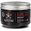 Barbertime Gel per capelli con effetto gum per capelli, forte tenuta professionale