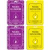 KOCOSTAR 4 maschere facciali coreane: Bakuchiol Happy Mask e Vitamin Happy Mask. Trattamento con carattere antiossidante, antinfiammatorio, illuminante, rigenerativo e seboregolatore.