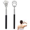XURJUMI 2 Pezzi Grattaschiena, Schiena Grattaschiena Telescopico, Portatile Grattaschiena Massaggiatore, Estensibile Back Scratche, con Impugnatura Gommata, per Testa, Schiena, Gambe Grattaschiena
