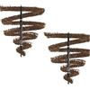 NYX Professional Makeup Micro Brow Pencil, Dual Ended with Mechanical Brow Pencil and Spoolie Brush, Pack of 2, Shade: Brunette