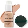 Junhe Fondotinta liquido alta coprenza, finish opaco naturale, 30 ml | Controlla la lucidità con texture leggera senza effetto maschera. Copre le imperfezioni per un look naturale ogni giorno.