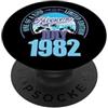 Jahrgang 1982 44. Geburtstag Awesome Grande da luglio 1982 44° compleanno frase 44 anni PopSockets PopGrip Adesivo