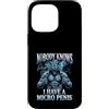 Alpha Wolf Meme Custodia per iPhone 14 Pro Max Micropene Divertente Uomini Inappropriati Rude Wolf Peinlich