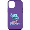 Spooky Girls Pumpkin Co Custodia per iPhone 12/12 Pro Divertente ragazza che ama lo spaventoso fiocco a forma di zucca per Halloween