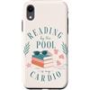 Poolside Reading Days Custodia per iPhone XR Leggere in piscina è la mia estate amante dei libri cardio