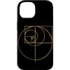 Fibonacci Golden Ratio Geometry Mathemat Custodia per iPhone 14 Matematica matematica geometria circolare rapporto aureo di Fibonacci