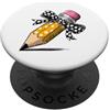 Creative Classroom Designs Matita con fiocco a pois per studenti di scrittura PopSockets PopGrip Adesivo