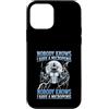 Alpha Wolf Meme Custodia per iPhone 12 mini Micropene Divertente Uomini Inappropriati Rude Wolf Peinlich