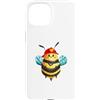 DJFoerster Design Custodia per iPhone 15 apicoltore laborioso,ape, miele, vigili del fuoco, Bee Hero
