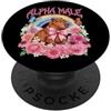 Funny Happy Capy Mom Gifts T Shirts & Ho Kids Mens Boys Kids Pink Alpha Male Meme Lover Capybara PopSockets PopGrip Adesivo