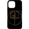 Fibonacci Golden Ratio Geometry Mathemat Custodia per iPhone 13 Pro Max Matematica matematica geometria circolare rapporto aureo di Fibonacci