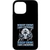 Alpha Wolf Meme Custodia per iPhone 13 Pro Max Micropene Divertente Uomini Inappropriati Rude Wolf Peinlich