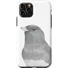 Perroquets numériques Custodia per iPhone 11 Pro ritratto pappagallo acquerello amazon corona gialla