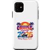 Ocean Voyage Family Designs Custodia per iPhone 11 Cruise Family 2026 Fare ricordi insieme