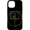 Fibonacci Golden Ratio Geometry Mathemat Custodia per iPhone 15 Matematica matematica geometria circolare rapporto aureo di Fibonacci