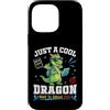 S2Shop Back To School Dragon Student Custodia per iPhone 14 Pro Max Just A Cool Dragon Back To School 2026 Studente Learning Fun