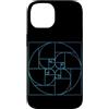 Fibonacci Golden Ratio Geometry Mathemat Custodia per iPhone 14 Matematica della geometria a spirale del cerchio della sezione aurea di Fibonacci