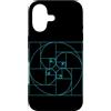 Fibonacci Golden Ratio Geometry Mathemat Custodia per iPhone 17 Matematica della geometria a spirale del cerchio della sezione aurea di Fibonacci