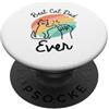 Cat Dad Creations Best Cat Dad Ever Pugno Bump Felino Proprietario PopSockets PopGrip Adesivo