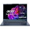 Acer Swift Go 14 AI Laptop | Display 14" WUXGA OLED | Intel Core Ultra 5 226V | 16 GB RAM | 512 GB SSD | Copilot+ PC | Windows 11 | QWERTY | PC Portatile IA | Senza alimentatore