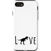Dinosaur for Men Women Boys Girls Kids B Custodia per iPhone SE (2020) / 7/8 T-Rex Trex Tyrannosaurus Dinosaur Museum Archeologo Dino