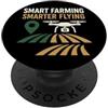 Agritech Pilot GPS Drone Farming Smart A Scouting delle colture aeree dell'agricoltura di precisione dell'operatore del drone di Ag PopSockets PopGrip Adesivo
