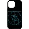 Fibonacci Golden Ratio Geometry Mathemat Custodia per iPhone 12 Pro Max Matematica della geometria a spirale del cerchio della sezione aurea di Fibonacci