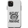 gothic eye graphic tee Custodia per iPhone 11 Pro Max Grafica Stay Awake Gothic Eye Lightning