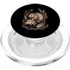 Rodent Beaver Lover Gifts Vintage Beaver Wildlife Nature Animal Lover Retro PopSockets PopGrip per MagSafe