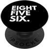 Area Code 856 Codice Area 856 Camden New Jersey NJ EIGHT FIVE SIX 856 PopSockets PopGrip Adesivo