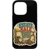 Jimbeels Custodia per iPhone 13 Pro Estate Sale First Stop Ironia Vintage