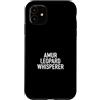 Amur Leopard Design Custodia per iPhone 11 Sussurratore leopardato dell'Amur
