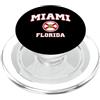 Miami FL Souvenirs & Gifts by DV8sTees Miami Florida (FL) PopSockets PopGrip per MagSafe