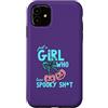 Spooky Girls Pumpkin Co Custodia per iPhone 11 Divertente ragazza che ama lo spaventoso fiocco a forma di zucca per Halloween