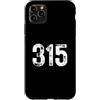 Area Code Tees Custodia per iPhone 11 Pro Max 315 Prefisso Syracuse NY Telefono Mobile 315
