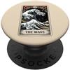 TOKYO WAVES Japanese Great Wave Aestheti The Great Wave Off Kanagawa Tarocchi The Wave PopSockets PopGrip Adesivo