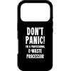 Electronics Recycling Department T-Shirt Custodia per iPhone 17 Pro Processore rifiuti elettronici