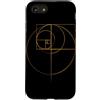 Fibonacci Golden Ratio Geometry Mathemat Custodia per iPhone SE (2020) / 7/8 Matematica matematica geometria circolare rapporto aureo di Fibonacci