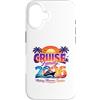 Ocean Voyage Family Designs Custodia per iPhone 16 Cruise Family 2026 Fare ricordi insieme