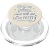 Bookish Romance Co. Buy Me Books And Tell Me Im Pretty Bookish Reader PopSockets PopGrip per MagSafe