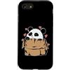 panda China animal zoo bear Himalayan ba Custodia per iPhone SE (2020) / 7/8 Panda Bear in una scatola di cartone