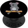 Skateboarding Koala Gifts And Tees Koala Skateboard Koala divertente per skateboard PopSockets PopGrip Adesivo