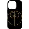 Fibonacci Golden Ratio Geometry Mathemat Custodia per iPhone 14 Pro Matematica matematica geometria circolare rapporto aureo di Fibonacci