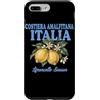 Gusto Italiano Vintage Art Custodia per iPhone 7 Plus/8 Plus Costiera Amalfitana Italia Limoncello Stagione Limone Art