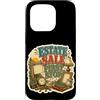 Jimbeels Custodia per iPhone 15 Pro Estate Sale First Stop Ironia Vintage